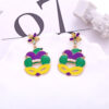 oly-a3c5a7e9a71d06cf929266ea9d38ed88 Wholesale alloy dripping oil Diamond Irish mask earrings St. Patrick carnival hat earrings for women