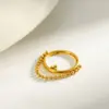 Wholesale 316 Stainless Steel Gold Plated Vacuum Electroplating (In Furnace) Gold Steel Color Geometric Handmade Unisex Piercing Lip Stud