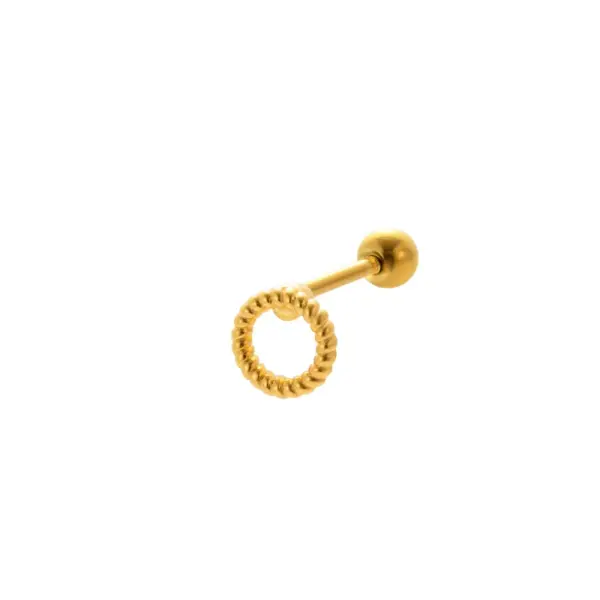 Wholesale 1 Piece Ear Cartilage Rings & Studs Vintage Style French Style Simple Style Star Moon Butterfly 316L Stainless Steel Copper Waterproof Non Tarnish Surgical Steel Zircon