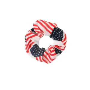 #4 Large Hair Ties - Navy Blue + / Red