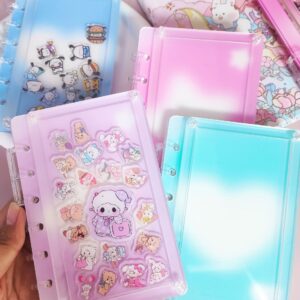 oly-a4035d6b79744127eda35b8384427e4e Wholesale DIY original notebook acrylic quicksand loose-leaf hand account book card book ins wind gift love stars