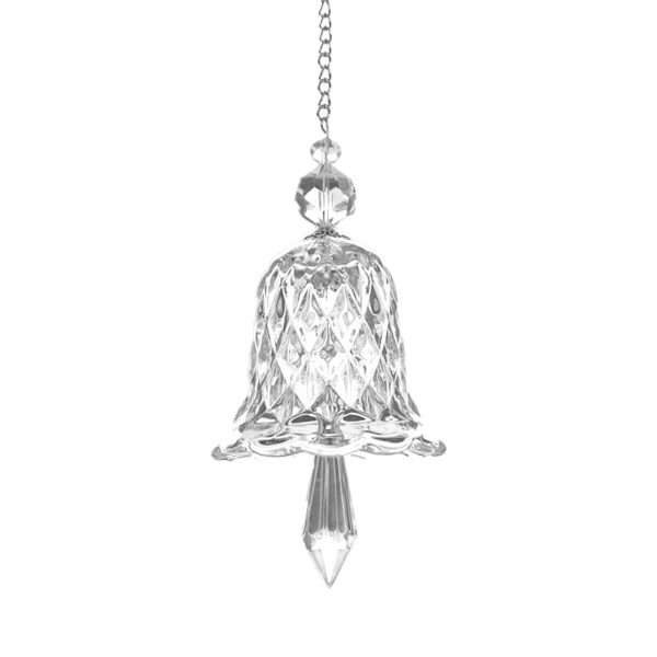 Wholesale Rainbow Crystal Wind Bell Window Hanging Bell Glass Pendant Sun Catcher Christmas Decoration