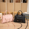 Wholesale Solid color crossbody small square bag/shoulder bag