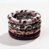 oly-a482fb07bf7f94fa4af5e74056f88691 Wholesale Retro Leopard Series Elastic Bend Bracelet Acrylic Ethnic Style Simple Cuff Bead String Bracelet