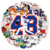 oly-a4b1bec36580e660a7fcb1c63d847660 Wholesale 50 pieces Baseball graffiti stickers luggage guitar skateboard helmet flat water cup waterproof no glue stickers