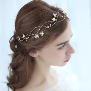 oly-a4c07b3d1882cc71b0132b17e46505b4 Wholesale bridal headdress wedding hair band flower wedding accessories selling accessories headband