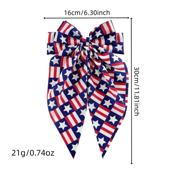 Wholesale American Flag Hairpin For Women In Red Cloth, Perfect For Independence Day Celebrations