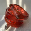 oly-a4fe8f7350afcbb763e007970040ed1c Wholesale Fashion Exaggerated Stylish Bracelet Transparent Red Resin Bracelet Style Stacked Bracelet