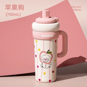 （☆316 stainless steel ceramic covered liner●Tea and water separation) apple dog 750ml / 750ml