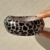 oly-a5100e2aeec1188d83e09bdf0dee4a5a Wholesale resin oval wide version geometric arc resin halo leopard bracelet style bracelet for women