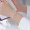 Wholesale Jewelry Fairy Style Flower Copper Cat's Eye Stone Plating Inlay Bracelets