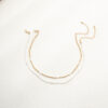 Wholesale 2 Piece Set Niche Design Imitation Pearl Beaded Collar Necklace suit Women Light Luxury Elegant Elegant Clavicle Chain Necklace Chain