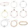 Wholesale Classic copper alloy crystal women's bracelet with a beating heart-shaped design.