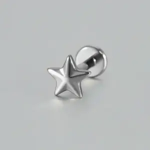 Pentagram-Steel Color / Rod Thickness * Rod Length 1.2x8mm