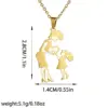 Wholesale Portrait Pendant Necklace For Women With Waterproof Non Tarnish 304 Stainless Steel Cable Chain And Pendant
