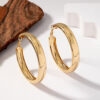Wholesale geometric glossy earrings women's Japanese and Korean ins style simple fashion personalized earrings