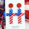 oly-a5941769a16f8bf6f90f2b3ba4466727 Wholesale Shiny Sparkling Patriotic Elements Independent Day Celebration Party Bright Surface Glitter Earrings Acrylic Geometric Pattern Original Design For Women