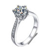 Wholesale  sterling silver couple ring a pair of high-looking men and women closed ring Valentine's Day gift