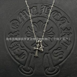 Double cross ring-free (twist chain) / 60cm