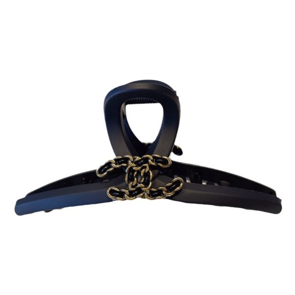 oly-a5e786a8d16a0d248aa0b9c8adba3dbf Wholesale 13cm large hair clip ~ French retro Xiaoxiang hair grip children's back spoon updo hair clip frosted shark clip
