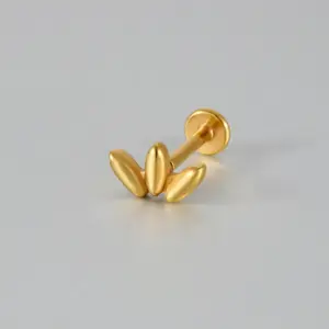 3 Horse Eyes-Gold / Rod Thickness * Rod Length 1.2x8mm