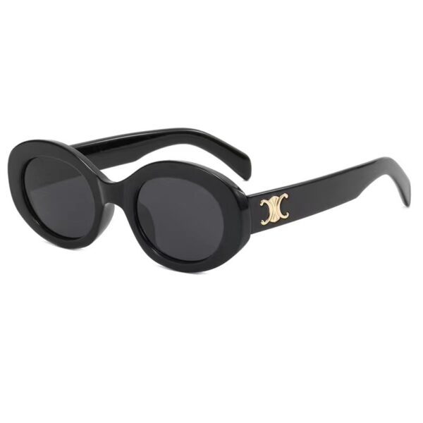 oly-a6114829146affef4f9e7c6630683d8b Wholesale oval white frame sunglasses concave style sunglasses female cat eye sun protection high-grade