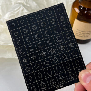 New inkjet printing sticker star and moon style (yt-83)
