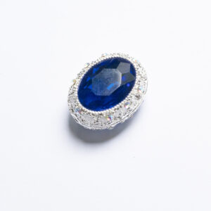 19x25mm oval sapphire blue