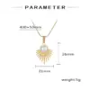 Wholesale Real Gold Plated Solid Color 304 Stainless Steel Cute Romantic Waterproof Non Tarnish 304 Stainless Steel Lobster Trigger Clasp Closure Pendant Necklace