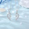 Wholesale  Heart-shaped Hand-in-hand NecklaceFashion Collarbone Chain Valentine's Day Pendant Friendship Necklace