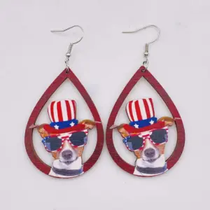 JE0790D / Wooden earrings