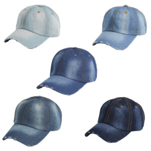 Wholesale Men's and Women's Baseball Cap Light Edition Washed Cowboy Hat Sports Sunscreen Sun Hat Women's Casual Dome Cap Dome Hat