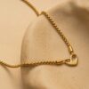 Wholesale  High-grade Valentine's Day Titanium Steel Necklace Forever Love Love Stainless Steel Clavicle Chain