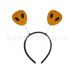 Alien headband orange / All yards