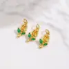 oly-a7527602c2059453d58ad87c74b2a46a Wholesale Copper Platinum Plated Smooth Zircon Rose Flower Tulip Pendant DIY Jewelry Hanging Bracelet Earring Accessories Chain Spacer Princess Style Gorgeous Cute Pastoral Romantic
