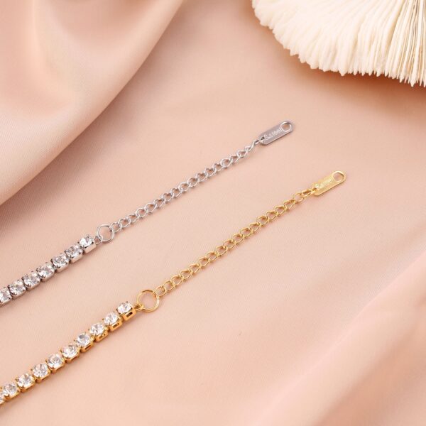 Wholesale stainless steel diamond bracelet cold wind multi-row full of diamond micro-inlaid zircon jewelry men's and women's hand