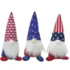 Wholesale 71 Decoration Statue Home Decoration Striped Five-Star Hat Standing Doll Dwarf Toy American National Day Decoration