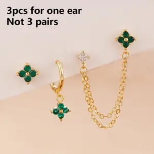 Y26681-golden Green-3 Piece Set