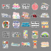 oly-a7be25ba73b501a5983cfe519069de67 Wholesale 50 teacher graffiti personality inspirational English decorative guitar phone case waterproof wholesale luggage stickers