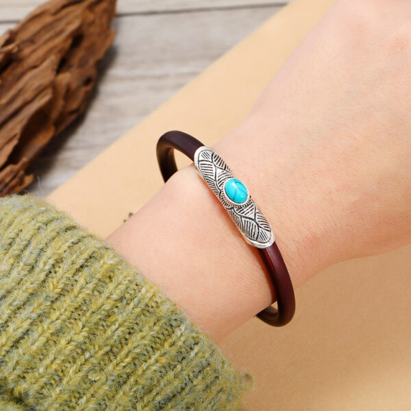 oly-a7ca40b3ab846beac6b7275298a419ec Wholesale Xizang Caulis Spatholobi Bracelet Unisex Xizang Silver Rattan Bracelet Ethnic Style Retro Art Natural Rattan Bracelet