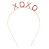 Wholesale  Valentine's Day love headband headdress pink alloy headband girl party gift