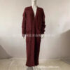Wholesale Long Knitted Sweater Jacket Cardigan Pocket Long Sweater Thickened Jacket Women’s