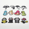 oly-a83863f8c7857f05a06876540bfe09ea Wholesale Elegant Embroidery Product Computer Embroidery Sticker Small Snake Cloth Sticker Original Black Cat Patch Sticker Magic Panda Bag Decorative Decal