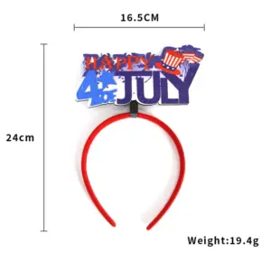 4th of July Fedora Hat Model a / Independence Day Gretel Headband
