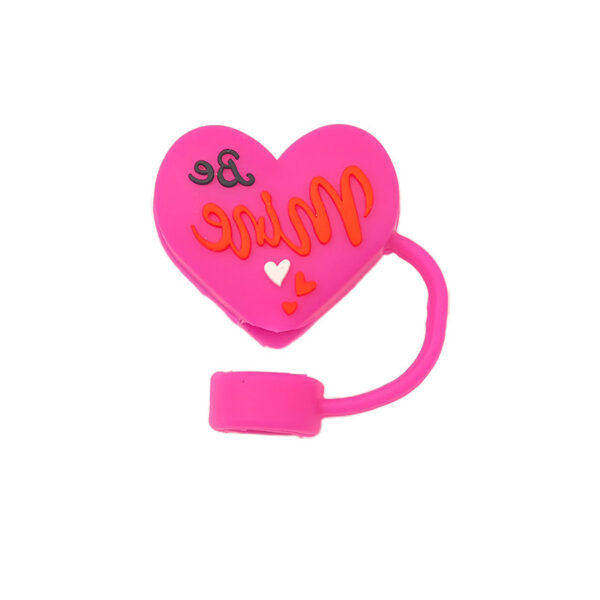 oly-a8662b9426ce1300a6ffd5f1746de553 Wholesale 10mm silicone straw dust cap Valentine's Day dust cover set Stanley cup leak-proof plug universal 9.5mm