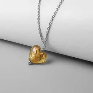 [Sle146] Curb Necklace Steel Color-Np04 / Gold