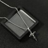 Wholesale Cross Pendant Men's Necklace Men's Fashion Brand All-match Chain Accessories Men's Fashion Sweat Pendant Titanium Steel Chain