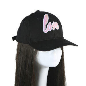 Wholesale European and American cross-border Valentine's Day love embroidered sequin decorative baseball cap sun hat foreign trade soft top sun hat