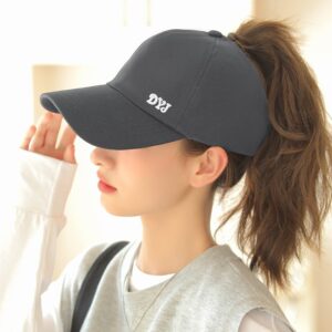 ponytail cap DYJ [dark gray]] / Adjustable 56-62cm