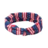 oly-a8bd1d0f1a8cb95195ca383420912a32 Wholesale Yoga Running Sports Headband For Women Summer Independence Day American Flag Retro Knot Sweat-Absorbing Hairband French Denim Ocean Navy Lolita Bohemian Mother's Day Formal Minimalism